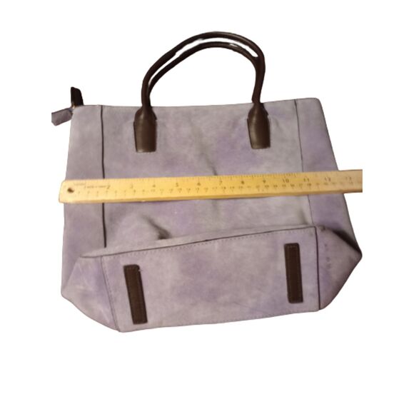 Giani Bernini Lavender Suede Satchel - Picture 4 of 6